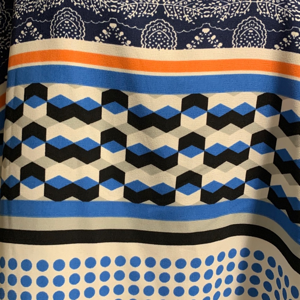Sharagano Multi Print Poncho NWOT - Picture 3 of 9